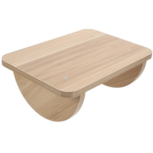HYTROVE Ergonomische Holz Fußstütze für Schreibtisch Stabiler Fußhocker Tisch für Büro und Zuhause Druck Füße und Beine Langlebiges Material Einfache Anwendung Zufällige Zufällige Farbe von HYTROVE