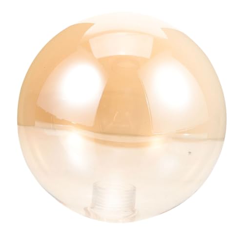 HYTROVE Ersatz Lampenschirm aus Amberfarbener Runder Lampenschirm für Pendelleuchten Fassung Durchmesser Stilvolle Lichtabdeckung für Wohnzimmer und Schlafzimmer HYTROVE Ersatz Lampenschirm aus Amberfarbener Runder Lampenschirm für Pendelleuchten Fassung Durchmesser Stilvolle Lichtabdeckung für Wohnzimmer und Schlafzimmer von HYTROVE