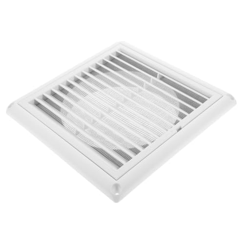 HYTROVE Exhaust Vent Cover mit Verstellbaren Lamellen Wetterfeste Außenwand Lüftungsgitter mit Insektenschutz Energiesparend für Abluft Zuluftsysteme Einfache Montage von HYTROVE