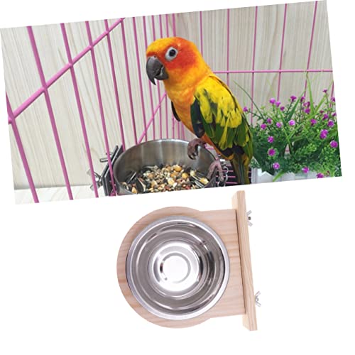 HYTROVE Edelstahl Schale Vogelfutterspender Box Für Papageien Haustiere s Fütterung Langlebig Reinigung HYTROVE Edelstahl Schale Vogelfutterspender Box Für Papageien Haustiere s Fütterung Langlebig Reinigung von HYTROVE