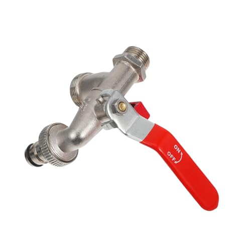 HYTROVE Gartenventil Splitter Doppelventilhahn für Waschmaschine und Garten mit Unabhängigem Ventil Auslaufsicher Ergonomischer Griff Hoher Durchfluss HYTROVE Gartenventil Splitter Doppelventilhahn für Waschmaschine und Garten mit Unabhängigem Ventil Auslaufsicher Ergonomischer Griff Hoher Durchfluss von HYTROVE