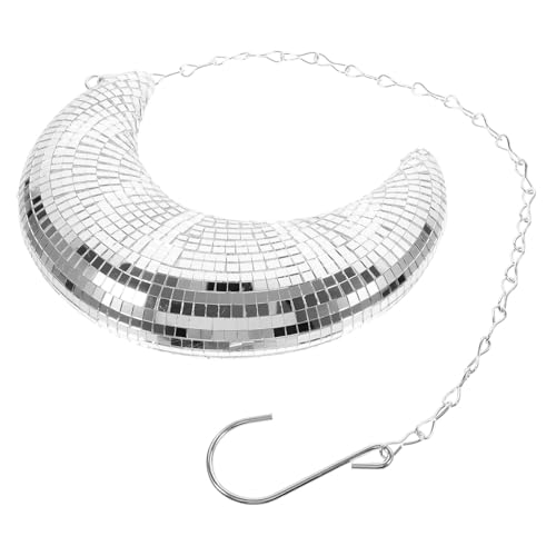 HYTROVE Hängende Disco Ball Deko im Mond Design Spiegelkugel für Partys Hochzeiten Festivals Stilvolle Raumdekoration mit Langlebigen Materialien und Auffälligem Design HYTROVE Hängende Disco Ball Deko im Mond Design Spiegelkugel für Partys Hochzeiten Festivals Stilvolle Raumdekoration mit Langlebigen Materialien und Auffälligem Design von HYTROVE