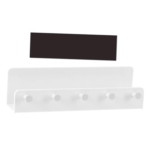 HYTROVE Hakenleiste Über Der Tür Wäscheständer Handtuchhalter Magnethalter Magnetischer Kühlschrank Magnethaken Gewürzregal Für Die Küche Schlüsselbrett Kühlschrank Weinregal Weiß Abs von HYTROVE