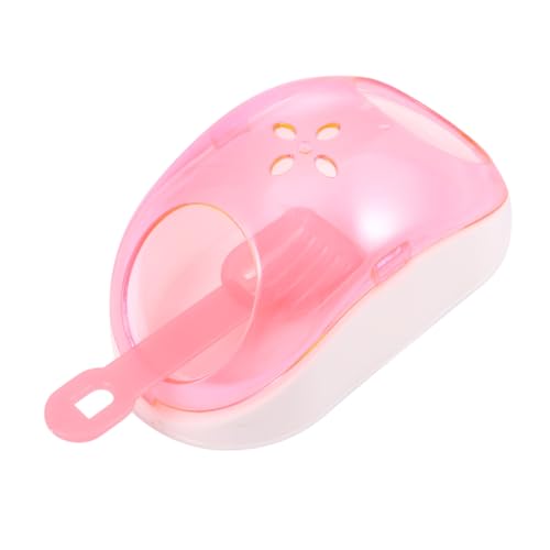 HYTROVE Kleintier Sandbad Haus mit Sandlöffel Langlebiger Chinchilla Hamster Sand Badebehälter Halbdurchsichtiges Badezimmer für Stressfreies Fellbad Tragbar für Zuhause Zufällige Farbe HYTROVE Kleintier Sandbad Haus mit Sandlöffel Langlebiger Chinchilla Hamster Sand Badebehälter Halbdurchsichtiges Badezimmer für Stressfreies Fellbad Tragbar für Zuhause Zufällige Farbe von HYTROVE