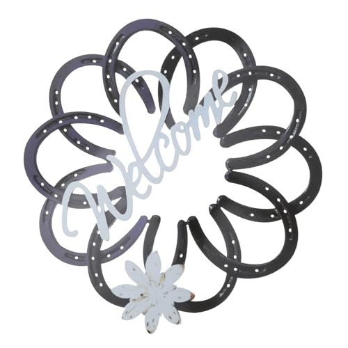 HYTROVE Kreatives Blumen Willkommensschild 30cm Robustes Wanddekor für Veranda Haustür Garten Deko Einladendes Hängeschild für Einweihungsfeiern HYTROVE Kreatives Blumen Willkommensschild 30cm Robustes Wanddekor für Veranda Haustür Garten Deko Einladendes Hängeschild für Einweihungsfeiern von HYTROVE