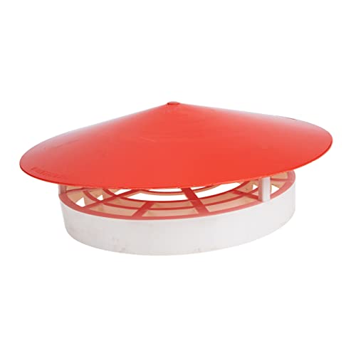 HYTROVE Multifunktionale Dachventilationsabdeckung PVC Wetterfester Kaminhaube Regen und Windschutz Passend Langlebig und Installieren von HYTROVE