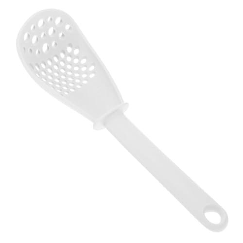 HYTROVE Multifunktionaler Küchenlöffel Masher Scoop mit Integriertem Sieb zum Stampfen und Abtropfen Robustes Kunststoff Design Spülmaschinenfest für Kartoffelpüree und Gemüsezubereitung HYTROVE Multifunktionaler Küchenlöffel Masher Scoop mit Integriertem Sieb zum Stampfen und Abtropfen Robustes Kunststoff Design Spülmaschinenfest für Kartoffelpüree und Gemüsezubereitung von HYTROVE