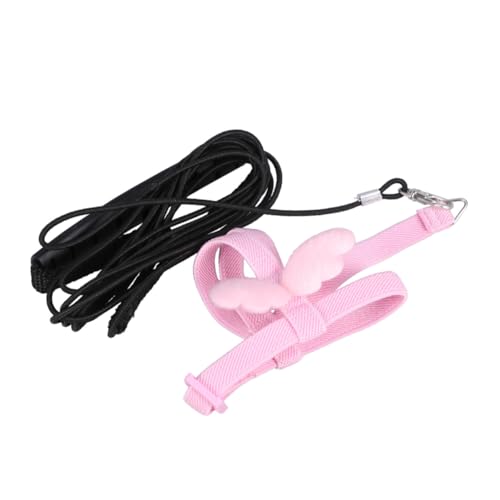 HYTROVE Papageien Fluggeschirr mit Elastischer Latexleine Sicheres Fliegen Geschirr mit Flügel Design Strapazierfähige Zugleine für Wellensittich und Nymphensittich Geeignet für Haustier HYTROVE Papageien Fluggeschirr mit Elastischer Latexleine Sicheres Fliegen Geschirr mit Flügel Design Strapazierfähige Zugleine für Wellensittich und Nymphensittich Geeignet für Haustier von HYTROVE