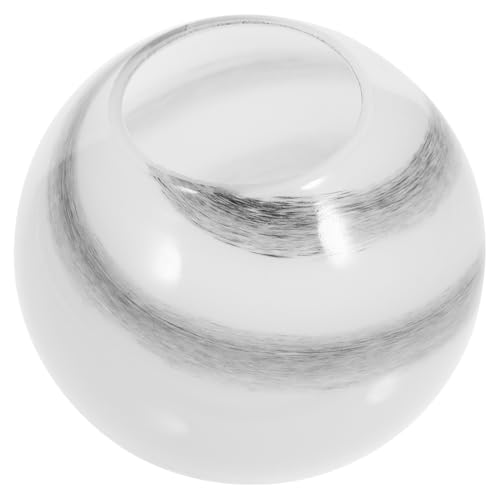 HYTROVE Planet Glaslampenschirm Moderner Runder Lampenschirm Durchmesser Öffnung für Deckenleuchten und Pendelleuchten Vielseitig Einsetzbar Elegantes Design von HYTROVE