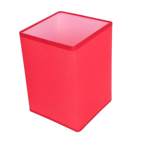 HYTROVE Quadratischer Lampenschirm Ersatz Tischlampen Lampenabdeckung aus Hochwertigem Material Einfache Montage Warmes Licht für Schlafzimmer Wohnzimmer Dekorative Leuchte von HYTROVE