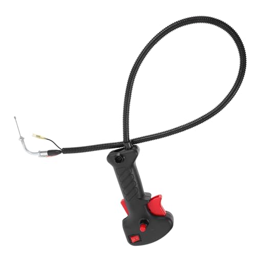 HYTROVE Rasentrimmer Griff mit Ergonomischem Design Passend für Verschiedene Modelle Gaszug und Kabel für Reibungslose Bedienung und im Gartenpflegebereich von HYTROVE