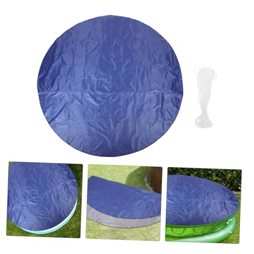 HYTROVE Runde Poolabdeckung Aufblasbare Poolschutzplane Isolierend für Verschiedene Poolgrößen Stilvolles Blaues Design für Ihren Gartenpool HYTROVE Runde Poolabdeckung Aufblasbare Poolschutzplane Isolierend für Verschiedene Poolgrößen Stilvolles Blaues Design für Ihren Gartenpool von HYTROVE