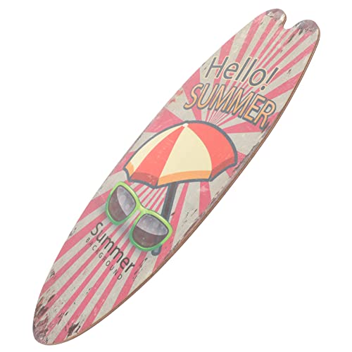 HYTROVE Surfboard Wanddekoration aus Holz Strand Thema Holzschild Vintage Surfboard für Bar und Zuhause Kreative Wandkunst für Sommer Robustes Langlebiges Design von HYTROVE