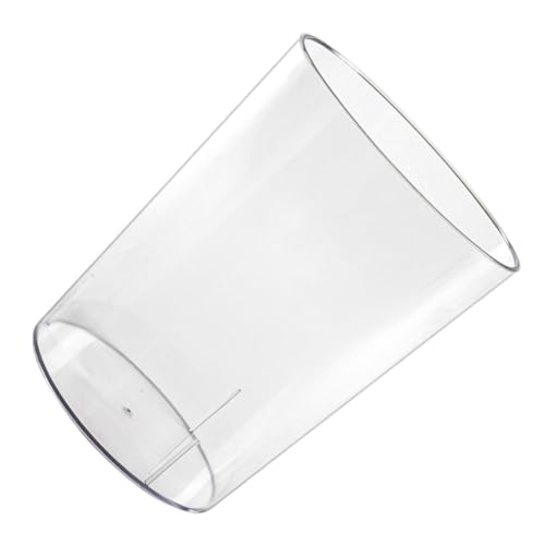 HYTROVE Transparenter Mülleimer im Nordic Style Großer Abfallbehälter für Schlafzimmer und Büro Umweltfreundliches Pet Material Geruchsneutral Moderner Papierkorb für Haushaltsmüll und von HYTROVE