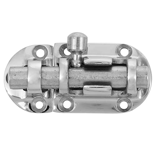 HYTROVE Türschloss Schiebeverriegelung für Türen und Fenster Rostfrei Robust für Schranktüren Gartentore und Einfache Installation von HYTROVE