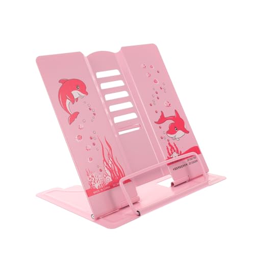 HYTROVE Verstellbarer Buchständer aus Metall Ergonomisches Lesehilfsmittel für Zuhause Büro und Schule Fördert eine Gesunde Sitzhaltung und Schützt das Sehvermögen Rosa HYTROVE Verstellbarer Buchständer aus Metall Ergonomisches Lesehilfsmittel für Zuhause Büro und Schule Fördert eine Gesunde Sitzhaltung und Schützt das Sehvermögen Rosa von HYTROVE