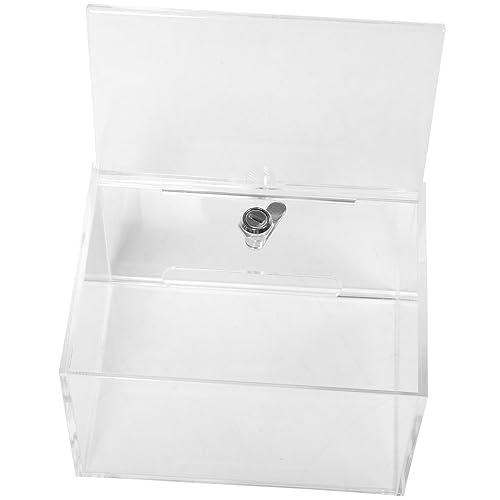 HYTROVE Wandmontierte Spendenbox mit Schloss Transparente Vorschlagsbox für Unternehmen und Plätze Einfache Installation HYTROVE Wandmontierte Spendenbox mit Schloss Transparente Vorschlagsbox für Unternehmen und Plätze Einfache Installation von HYTROVE