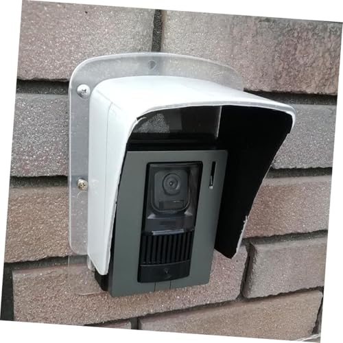 HYTROVE Wasserdichte Türklingel Abdeckung Schutzhaube für Zugangskontrolle Fingerabdruckgerät Passwortleser und Anwesenheitsgerät UV beständig Langlebig für Außenbereich Haus Büro von HYTROVE