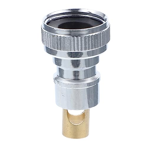 HYTROVE Wasserhahn Schlauchadapter Automatischer Stop für Wasserleckage Kupferadapter mit Tiefem Langlebig und für Waschmaschinen und Gartenschläuche von HYTROVE