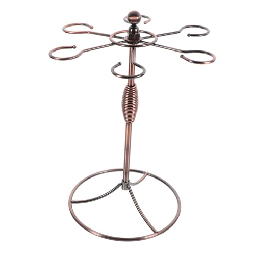 HYTROVE Weinhalter für Gläser Antik Freistehender Ständer für Weinbecher Eleganter Abtropfständer für Zuhause Bars und Restaurants Platzsparendes Design HYTROVE Weinhalter für Gläser Antik Freistehender Ständer für Weinbecher Eleganter Abtropfständer für Zuhause Bars und Restaurants Platzsparendes Design von HYTROVE