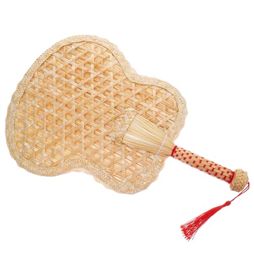 HYTROVE Woven Hand Fan aus Tragbarer Handfächer für Sommer Rustikales Deko Element Handgefertigt für Drinnen und Draußen Kühlung im Heißen Wetter HYTROVE Woven Hand Fan aus Tragbarer Handfächer für Sommer Rustikales Deko Element Handgefertigt für Drinnen und Draußen Kühlung im Heißen Wetter von HYTROVE