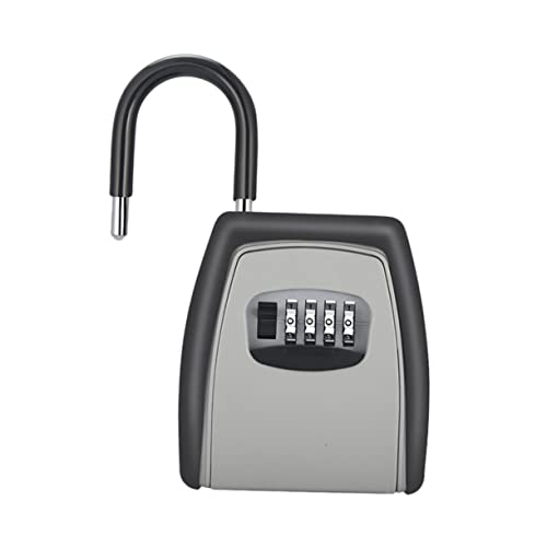 HYTROVE wasserdichte Schlüsselbox mit Einstellbarem Code Tragbare für Zuhause Garage und Garten Rostfrei und Zuverlässig Kombinationen für Wohnungen und HYTROVE wasserdichte Schlüsselbox mit Einstellbarem Code Tragbare für Zuhause Garage und Garten Rostfrei und Zuverlässig Kombinationen für Wohnungen und von HYTROVE