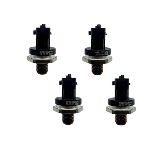 Fuel Pressure 0281002909 Kraftstoffverteilerrohr-Drucksensor 281002909 0281002867 3140127000 / passend for H-YUNDAI/passend for Tucson/passend for K-IA/passend for DUCATO(4PCS) von HYUDXH