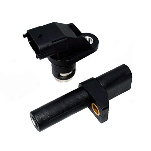 Nockenwellensensor Nockenwellen- und Kurbelwellenpositionssensor/Passend for Mercedes W211 W203 W210 / Passend for Dodge Sprinter 2500 3500 / Passend for Chrysler 0031532728 0041536928(Set) von HYUDXH