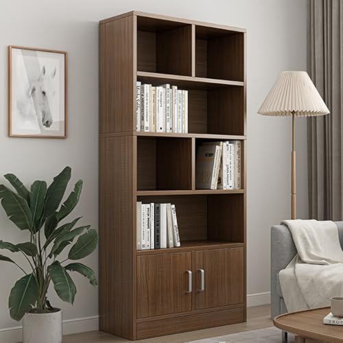 HYUFEIAO Bücherregal aus Holz, 4 Etagen, offenes Regal, bodenstehend, Bücherregale, Bücherregal, Spielzeug, Aufbewahrung, Organizer, Ausstellungsregal für Zuhause, Büro, 179,8 cm HYUFEIAO Bücherregal aus Holz, 4 Etagen, offenes Regal, bodenstehend, Bücherregale, Bücherregal, Spielzeug, Aufbewahrung, Organizer, Ausstellungsregal für Zuhause, Büro, 179,8 cm von HYUFEIAO