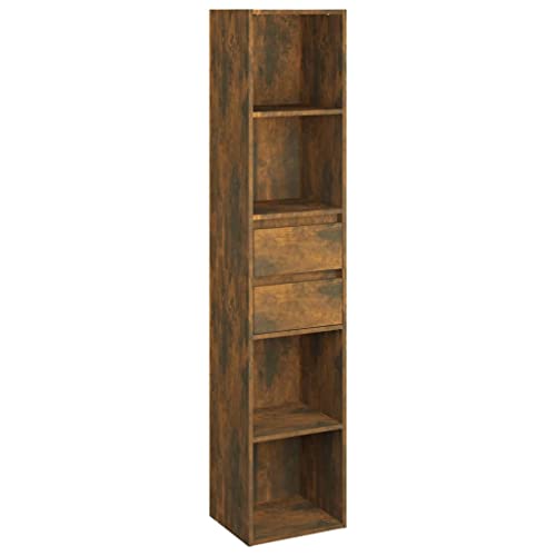 HYUFEIAO Bücherregal mit 2 Schubladen, freistehendes Bücherregal, Büro-Aufbewahrungsregal, Organizer mit 4 offenen Bücherregalen, industrielles Bücherregal, Ausstellungsregal für Schlafzimmer HYUFEIAO Bücherregal mit 2 Schubladen, freistehendes Bücherregal, Büro-Aufbewahrungsregal, Organizer mit 4 offenen Bücherregalen, industrielles Bücherregal, Ausstellungsregal für Schlafzimmer von HYUFEIAO