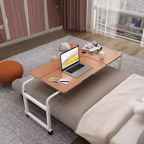 HYUFEIAO Overbed Desk,Overbed Table, Over The Bed Desk, Over Bed Table with Wheels Adjustable Height, Rolling Desk for Bed 8-Level Adjustable, Tiltable Tabletop, Mobile Hospital Table Over HYUFEIAO Overbed Desk,Overbed Table, Over The Bed Desk, Over Bed Table with Wheels Adjustable Height, Rolling Desk for Bed 8-Level Adjustable, Tiltable Tabletop, Mobile Hospital Table Over von HYUFEIAO