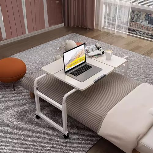 HYUFEIAO Overbed Desk,Overbed Table, Over The Bed Desk, Over Bed Table with Wheels Adjustable Height, Rolling Desk for Bed 8-Level Adjustable, Tiltable Tabletop, Mobile Hospital Table Over HYUFEIAO Overbed Desk,Overbed Table, Over The Bed Desk, Over Bed Table with Wheels Adjustable Height, Rolling Desk for Bed 8-Level Adjustable, Tiltable Tabletop, Mobile Hospital Table Over von HYUFEIAO