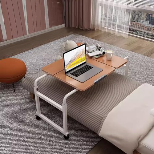 HYUFEIAO Overbed Desk,Overbed Table, Over The Bed Desk, Over Bed Table with Wheels Adjustable Height, Rolling Desk for Bed 8-Level Adjustable, Tiltable Tabletop, Mobile Hospital Table Over HYUFEIAO Overbed Desk,Overbed Table, Over The Bed Desk, Over Bed Table with Wheels Adjustable Height, Rolling Desk for Bed 8-Level Adjustable, Tiltable Tabletop, Mobile Hospital Table Over von HYUFEIAO
