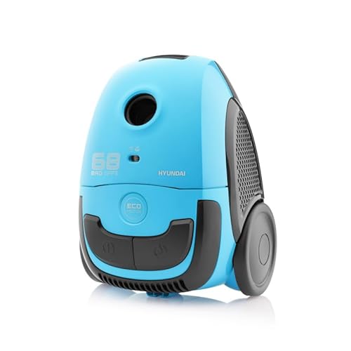 HYUNDAI ELECTRONICS Staubsauger mit Beutel VC068LB I 800 W I ECO-Motor I 2l Volumen I Blau HYUNDAI ELECTRONICS Staubsauger mit Beutel VC068LB I 800 W I ECO-Motor I 2l Volumen I Blau von HYUNDAI ELECTRONICS