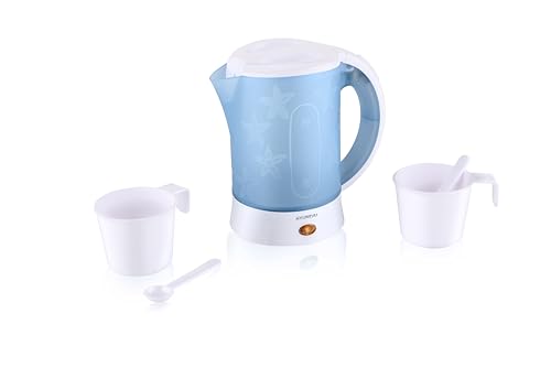 HYUNDAI ELECTRONICS VK518 Kunststoff Wasserkocher I 0.6 L I 650 W I Wasserstandanzeige I Reisetauglich von HYUNDAI ELECTRONICS