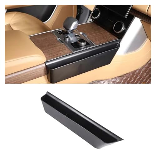 HYUOIND Kompatibel Mit Land Rover Range Rover Vogue 2023+ L460 ABS Schwarz Auto Mittelkonsole Seitliche Aufbewahrungsbox Handyablage Innenzubehör(Black-Right) von HYUOIND