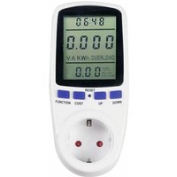 Digitale Energiezähler-Steckdose, Stromverbrauch mit 7 Modi und LCD-Anzeige, Stromverbrauchssteckdose, Energieüberwachung für große Elektrogeräte von HYY AR