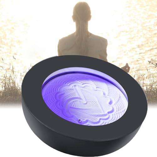 HYYKEJI Drift Magnetic Moving Sand Art, Zen Meditation Sand Table, mit 7 Farbe LED Lichter, 19 Muster, Smart App Control, Meditation Zubehör, für Entspannung und Stressabbau HYYKEJI Drift Magnetic Moving Sand Art, Zen Meditation Sand Table, mit 7 Farbe LED Lichter, 19 Muster, Smart App Control, Meditation Zubehör, für Entspannung und Stressabbau von HYYKEJI