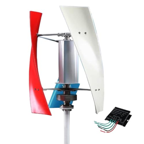 HYZHANHONG 48v, 1200W-3000W Permanentmagnetschwebeanlage mit vertikaler Achse und Controller, Home Windmill Low Wind Turbine für zu Hause oder Camping (220V) von HYZHANHONG