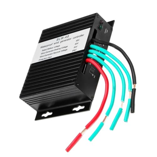 HYZHANHONG 48v, Kleiner Windturbinen-Controller, IP67 wasserdichter 12V 24V Auto 48V MPPT Windladeregler mit Überladeschutz und Anzeige (8000W, 220V) von HYZHANHONG
