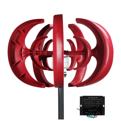 HYZHANHONG Rot,220V, 12000W Windturbinen Generator 5 Blätter 12V 24V 48V 220V Vertikale Achse Windturbinen Generator Kit für Home Hybrids Straßenlaterne Verwendung Rot HYZHANHONG Rot,220V, 12000W Windturbinen Generator 5 Blätter 12V 24V 48V 220V Vertikale Achse Windturbinen Generator Kit für Home Hybrids Straßenlaterne Verwendung Rot von HYZHANHONG