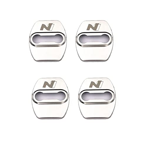 4 Stück Autotürschloss-Abdeckung, passend for Hyundai, for Tucson, for Creta, for I20, for I30, for N, for Fastback, for I30N, for Veloster, for KONA, for Aktivatorgehäuse, Styling-Zubehör ( Color : S 4 Stück Autotürschloss-Abdeckung, passend for Hyundai, for Tucson, for Creta, for I20, for I30, for N, for Fastback, for I30N, for Veloster, for KONA, for Aktivatorgehäuse, Styling-Zubehör ( Color : S von HZADY