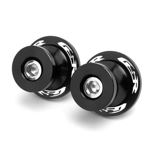 HZBHD Sturzschutz Sturzpads Motorrad-Schwingen-Spulen-Schieberständerschrauben Für Suzuki GSR 750 600 400 GSR400 GSR600 GSR750 Zubehör CNC M8 1 Paar Fallschutz(SCHWARZ) von HZBHD