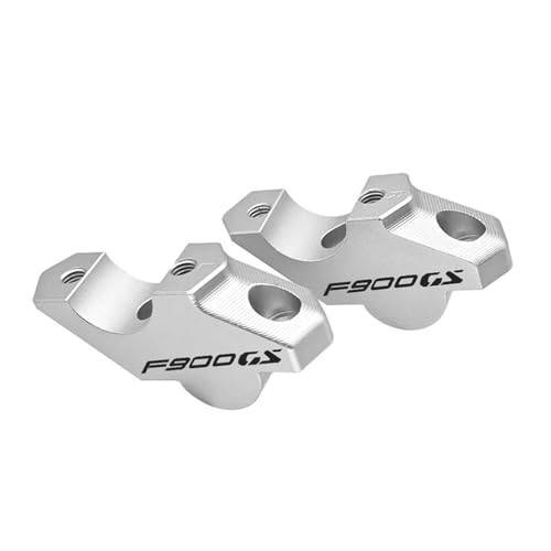 Verlängerungshalterung Lenkererhöhungs-Adapter Für B&MW F900GS Adventure F900GS ADV (2024) – Lenkerhalterung Nach Hinten Verschieben Lenker Riser Kit(Silber2) von HZBHD