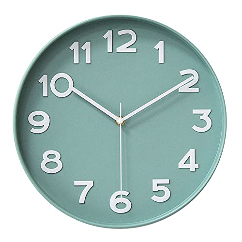 HZDHCLH 30cm geräuschlosem funkuhr wanduhr, digital Gross,für Wohnzimmer, Küche von HZDHCLH