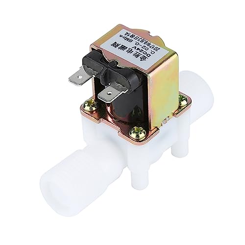 AC 220 V DC 12 V 24 V Kunststoff Elektrische Normalerweise Geschlossen Magnetventil Magnetische Wasser Luftdruck Controller Schalter 1 stücke(220v-normally Closed,1/2inch) von HZDXWXOJ