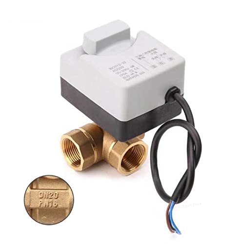 AC220V 3-Wege-Elektro-Kugelhahn mit drei Drähten und zwei Steuerungen for Klimaanlagen AC220V 3-Wege-Elektro-Kugelhahn mit drei Drähten und zwei Steuerungen for Klimaanlagen von HZDXWXOJ