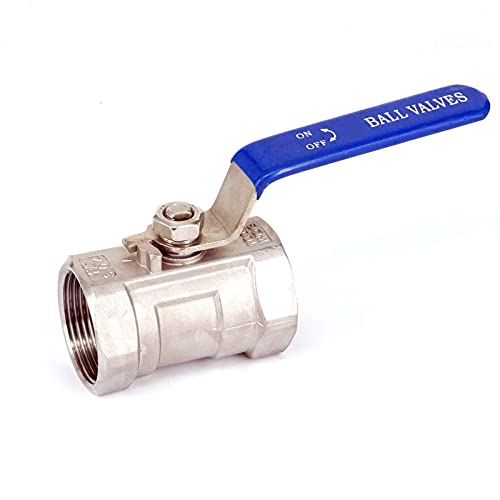 DN50 2 Zoll Innengewinde SS304 Edelstahl 1-teiliger Kugelhahn mit reduzierter Bohrung for Öl, Wasser, Luft, 229 PSI von HZDXWXOJ