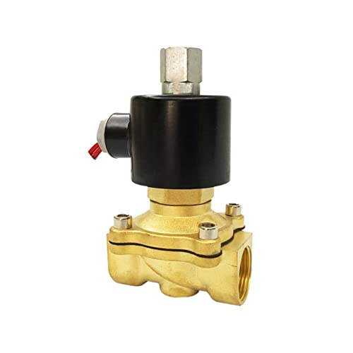 Elektrisches Magnetventil 1/4 Zoll; 3/8 Zoll; 1/2quot; 3/4quot; 1quot; DN8/10/15/20/25/50 Normalerweise geöffnet, pneumatisch for Wasser, Öl, Luft, 12 V/24 V/220 V/110 V, 1 Stück(Ac110v,DN25) von HZDXWXOJ