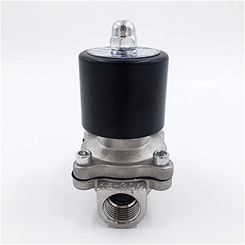 Elektrisches Magnetventil Wasser Luft N/C 2-Wege 3/4 Zoll AC220V 2W200-20 Edelstahlgehäuse DC12V 24V AC110V 220V Pneumatisches Ventil Nützlich(110V AC) von HZDXWXOJ